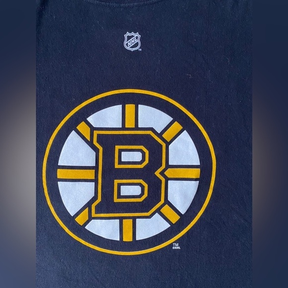 NHL x REEBOK BOSTON BRUINS PHIL KESSEL 81 Black Logo T Shirt in Medium - Picture 5 of 8